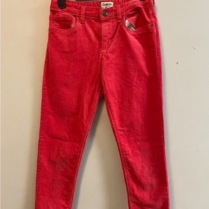 Red jeans Size 8